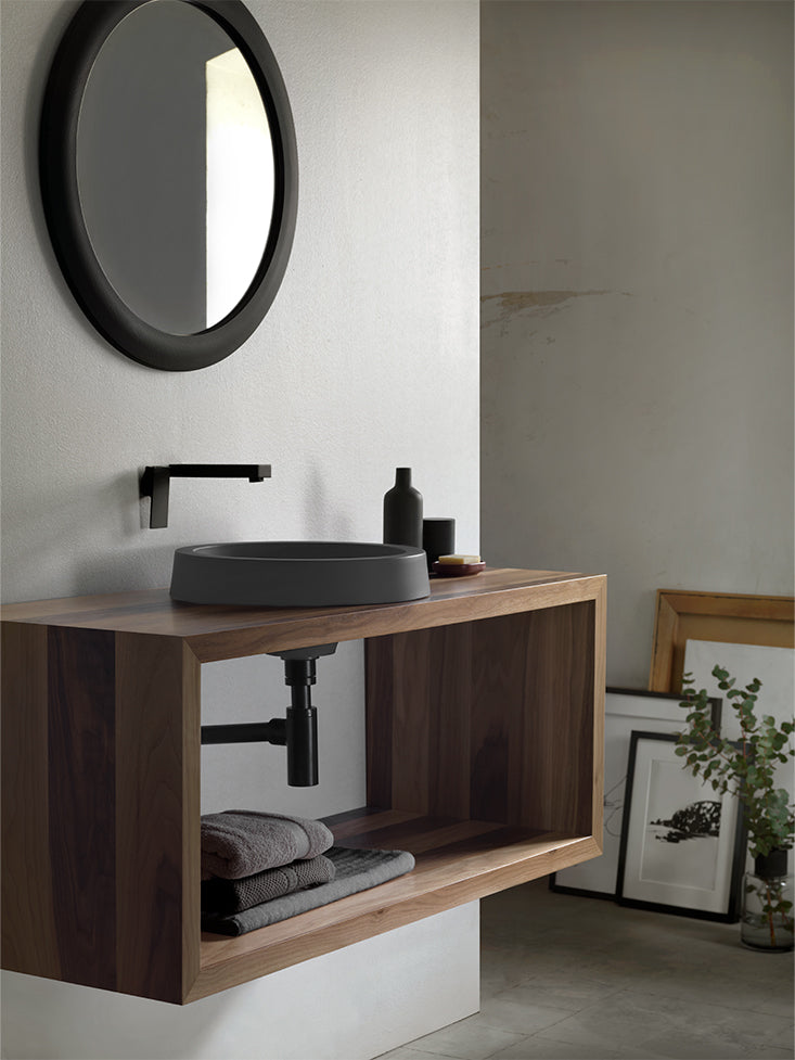 Panela baja con mueble Nogal 80 - Imagen 4