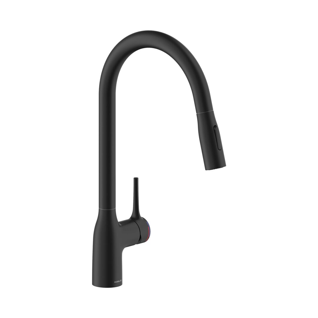 Grifo Cocina con ducha extraíble Mora Mate NOBILI
